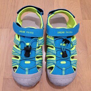 Dream Pairs Sandals Big Kid Adult Size 6 Lime Neon Green Outdoor Summer Shoes